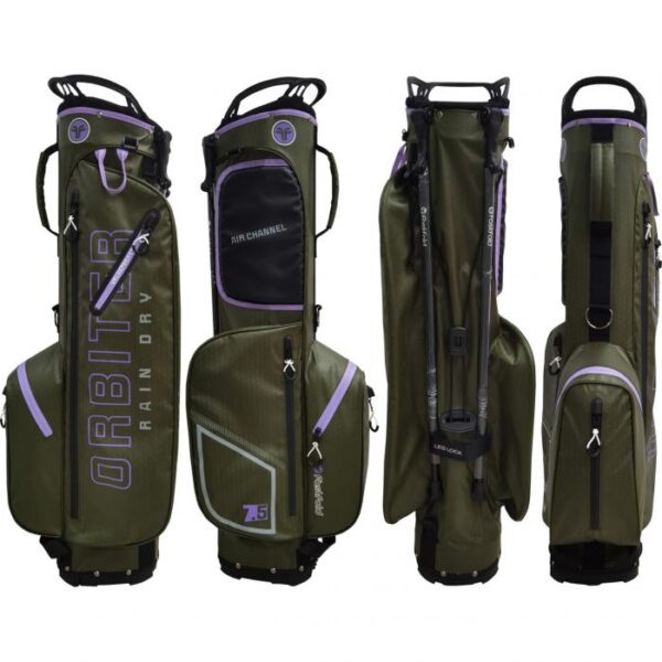 Orbiter Rain Dry Stand Bag, Army Green/Purple - Afbeelding 3