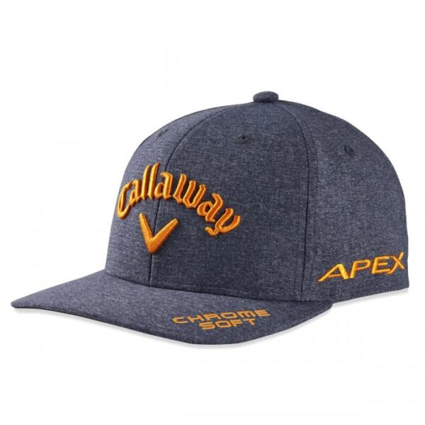 Tour Performance Pro Cap, Heather Grey/Orange