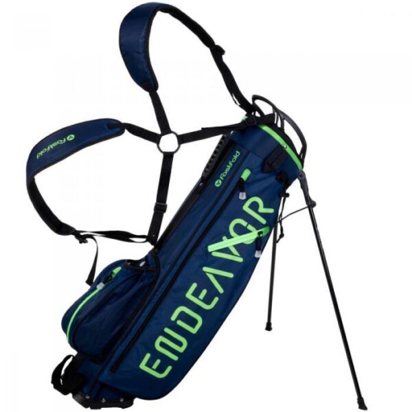 Endeavor Stand Bag, Navy/Green