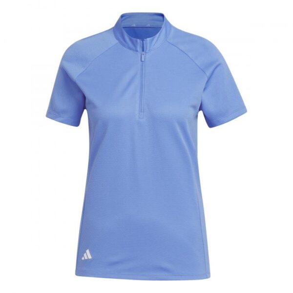 Texture SS Poloshirt, Blue Fusion