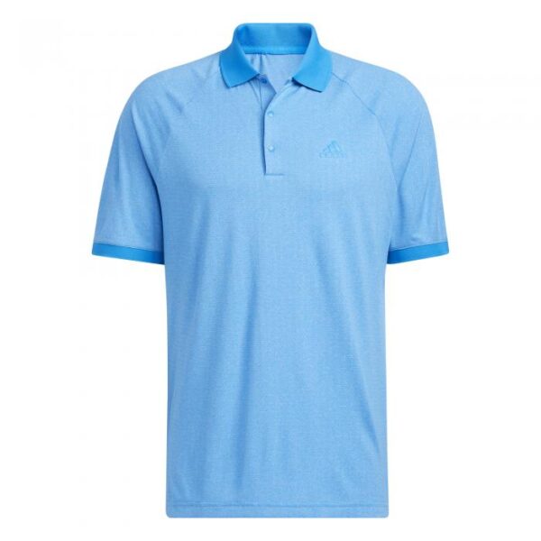 Moss Stitch Primegreen Polo, Blue Rush/White