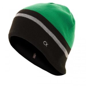 Reversable beanie, Groen/zwart/grijs