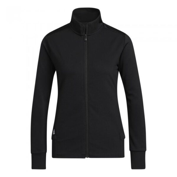 Texture Full Zip Jacket, Black