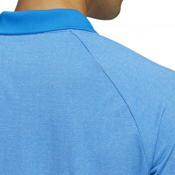 Moss Stitch Primegreen Polo, Blue Rush/White - Afbeelding 4