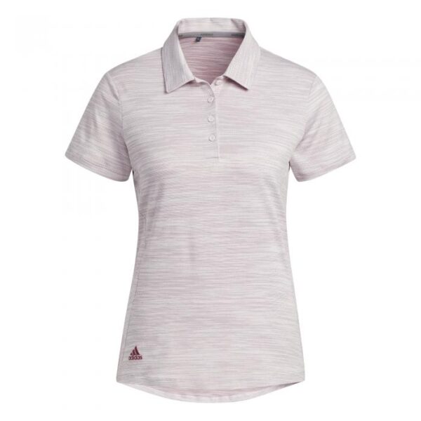 Spacedye Short Sleeve Polo, Almost Pink