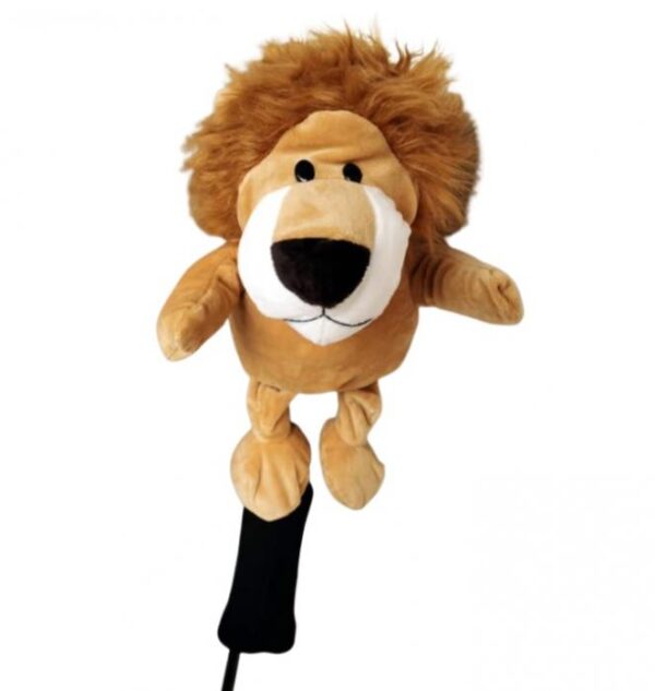 Leeuw Headcover voor Driver, Oranje/Wit
