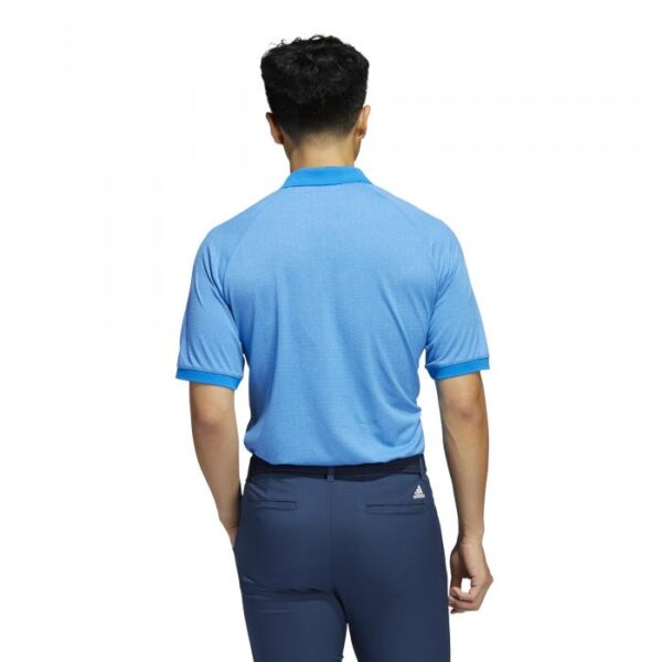 Moss Stitch Primegreen Polo, Blue Rush/White - Afbeelding 7