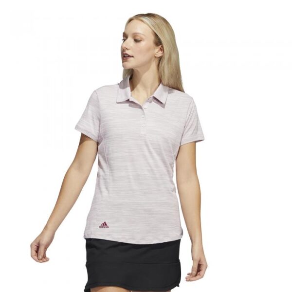 Spacedye Short Sleeve Polo, Almost Pink - Afbeelding 2