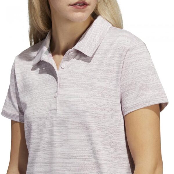 Spacedye Short Sleeve Polo, Almost Pink - Afbeelding 3