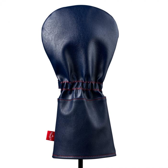 Vintage Driver Headcover, Navy/White/Red - Afbeelding 2