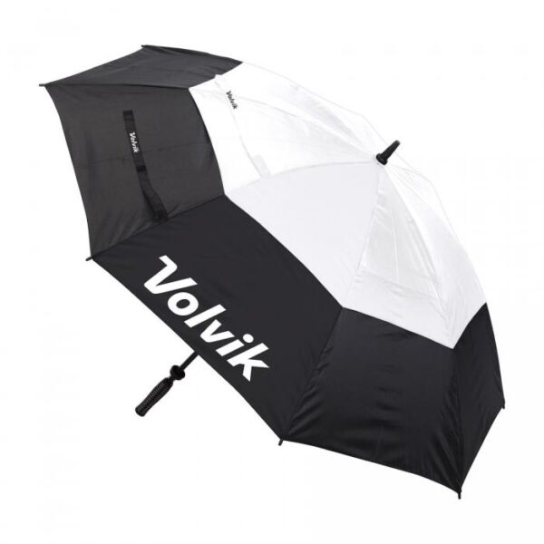 Double Canopy Umbrella 36", White/Black