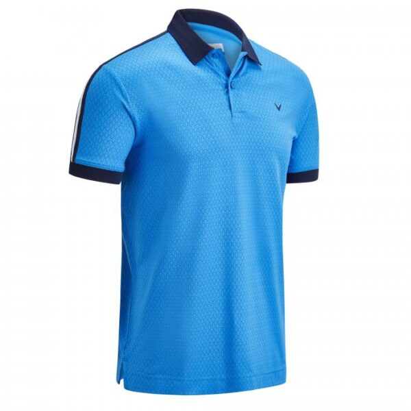 Tee Print Polo, Blue
