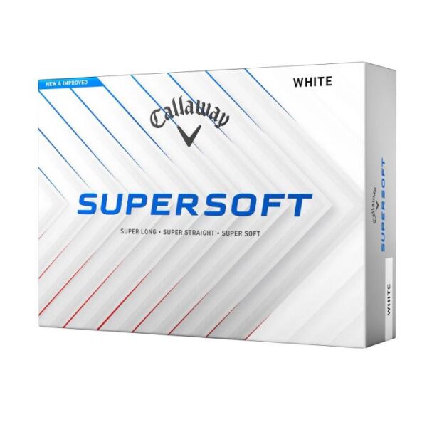 Supersoft Golfballen Wit, Dozijn