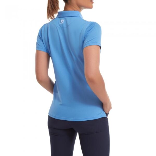 Stretch Pique Polo, Light Blue - Afbeelding 4