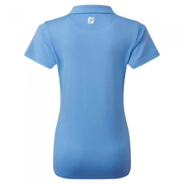 Stretch Pique Polo, Light Blue - Afbeelding 3