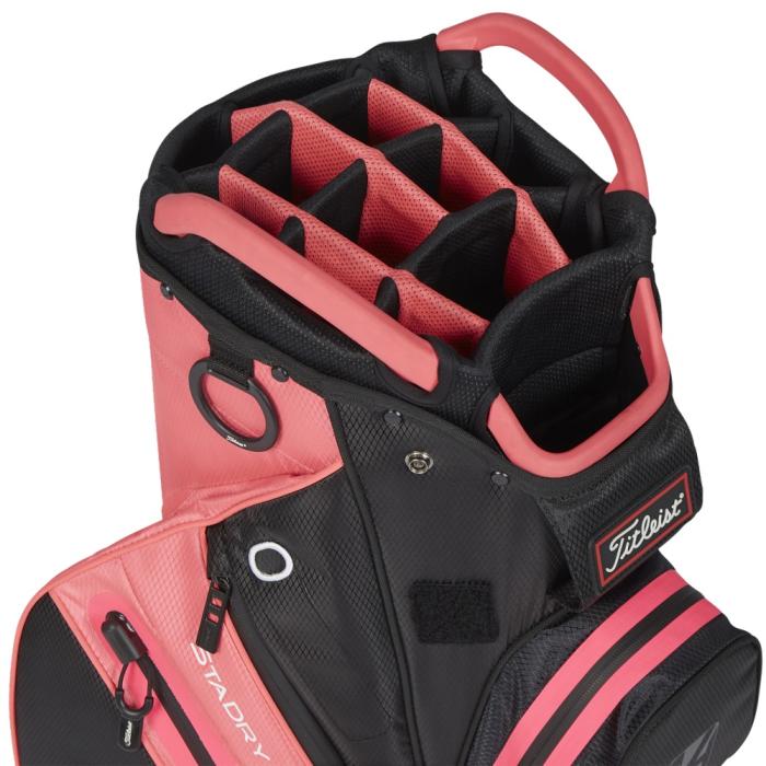 Stadry 14 Cart Bag, Black/Candy - Afbeelding 2
