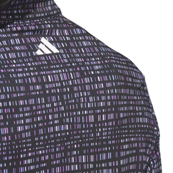 Ultimate365 Printed Shirt met Korte Rits, Preloved Purple/Black - Afbeelding 5