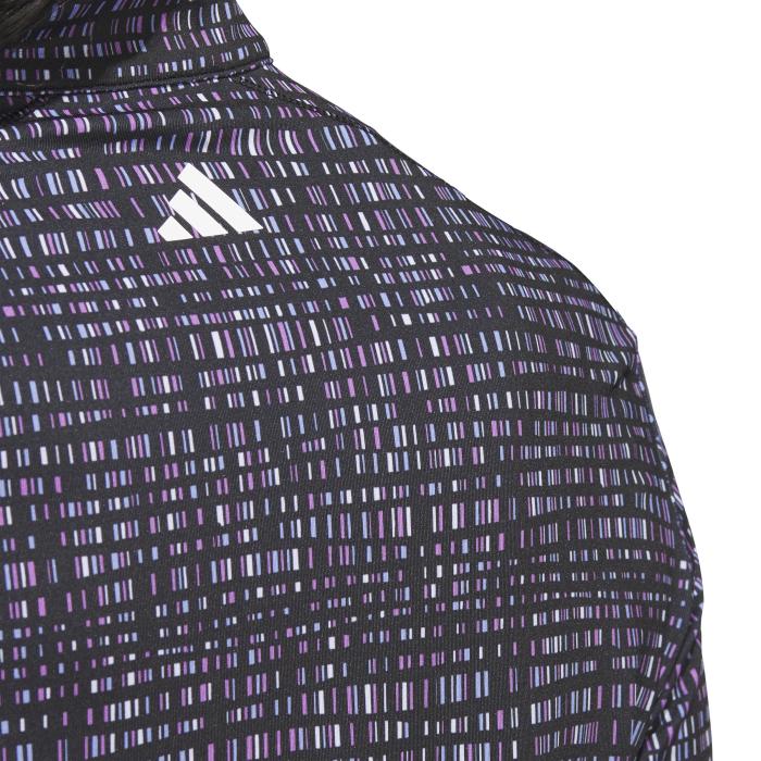 Ultimate365 Printed Shirt met Korte Rits, Preloved Purple/Black - Afbeelding 5