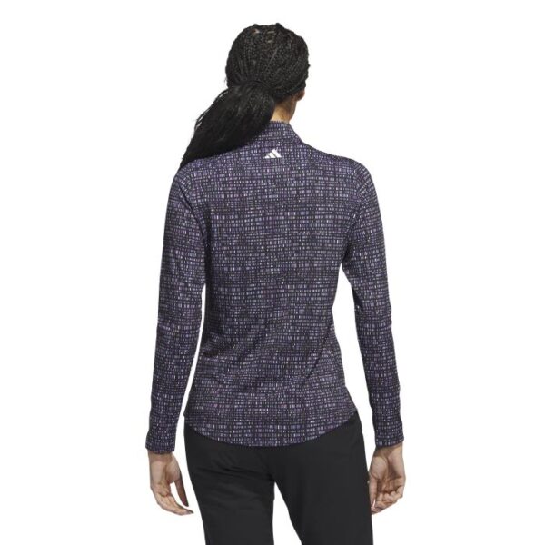 Ultimate365 Printed Shirt met Korte Rits, Preloved Purple/Black - Afbeelding 3