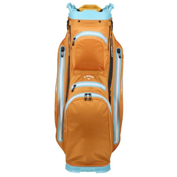 Org 14 Hyper Dry Cart Bag, Orange/Electric Blue - Afbeelding 3