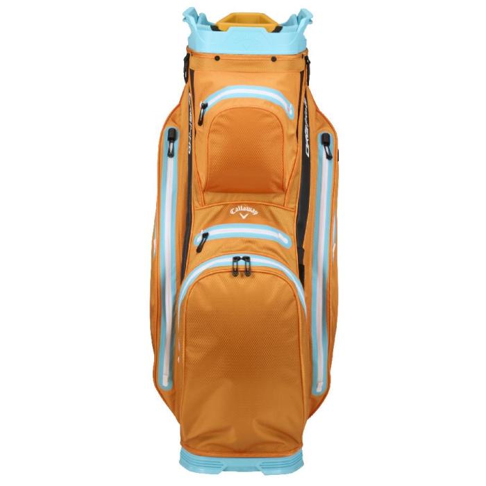 Org 14 Hyper Dry Cart Bag, Orange/Electric Blue - Afbeelding 3