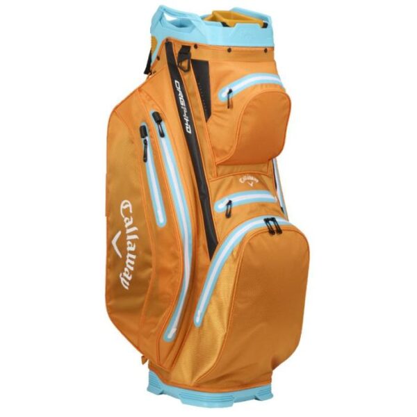 Org 14 Hyper Dry Cart Bag, Orange/Electric Blue - Afbeelding 5