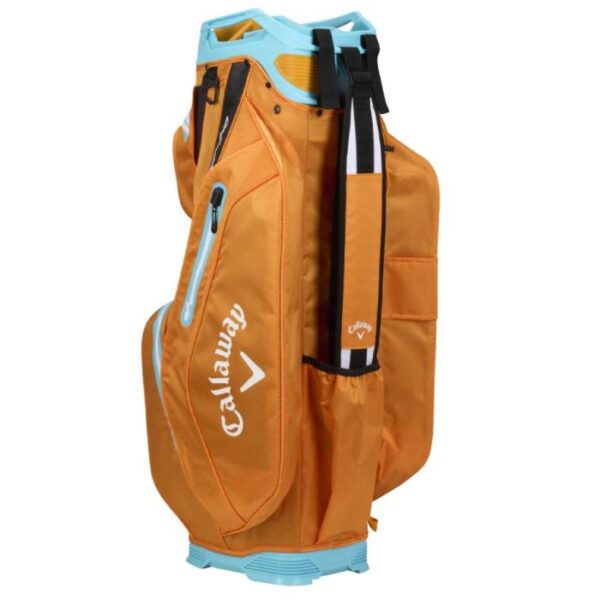 Org 14 Hyper Dry Cart Bag, Orange/Electric Blue - Afbeelding 4