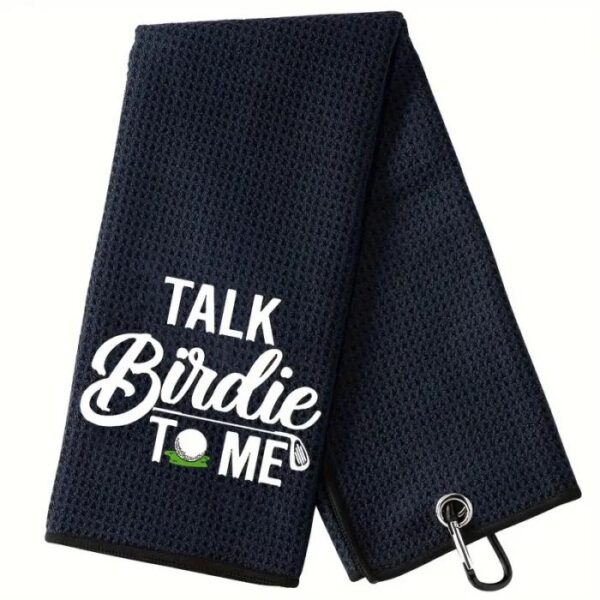 Microfiber golfhanddoek Talk Birdie To Me