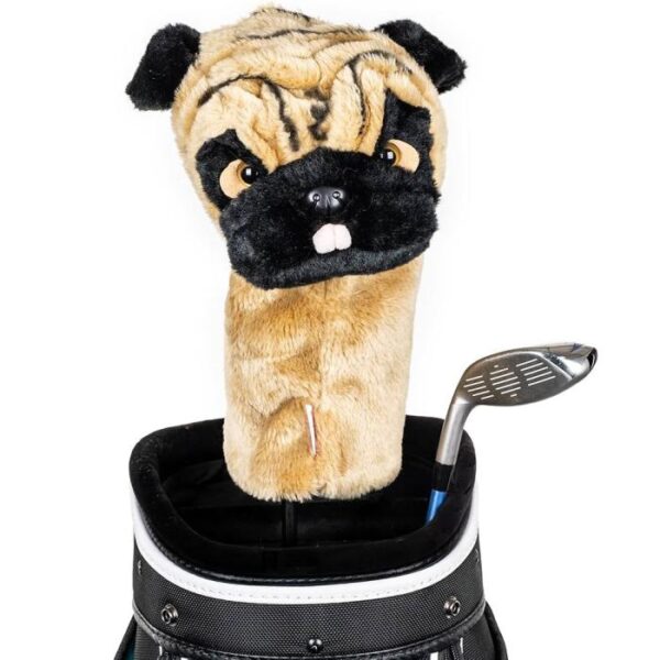 Mopshond Headcover voor Driver & Fairway - Afbeelding 2