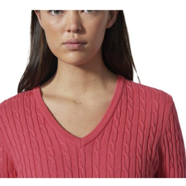 Madelene Pullover, Intense Coral - Afbeelding 3