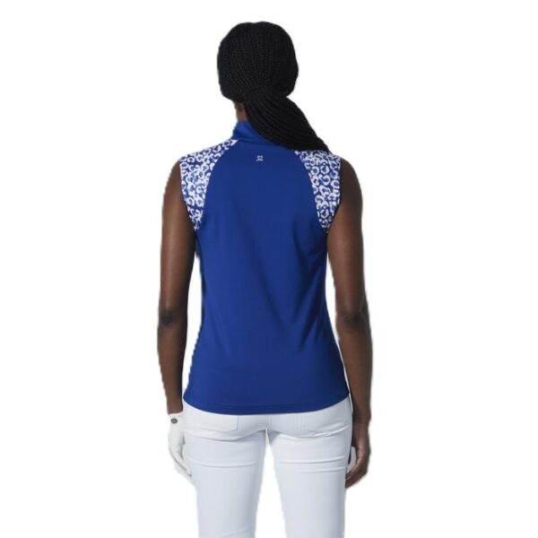 Carira Sleeveless Half Neck Poloshirt, Power Leo - Afbeelding 2