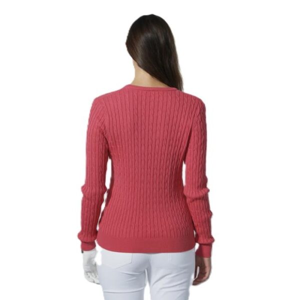 Madelene Pullover, Intense Coral - Afbeelding 2