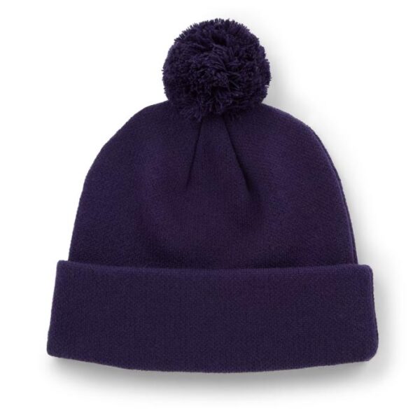 Boardwalk Pom Pom Beanie, Navy - Afbeelding 2