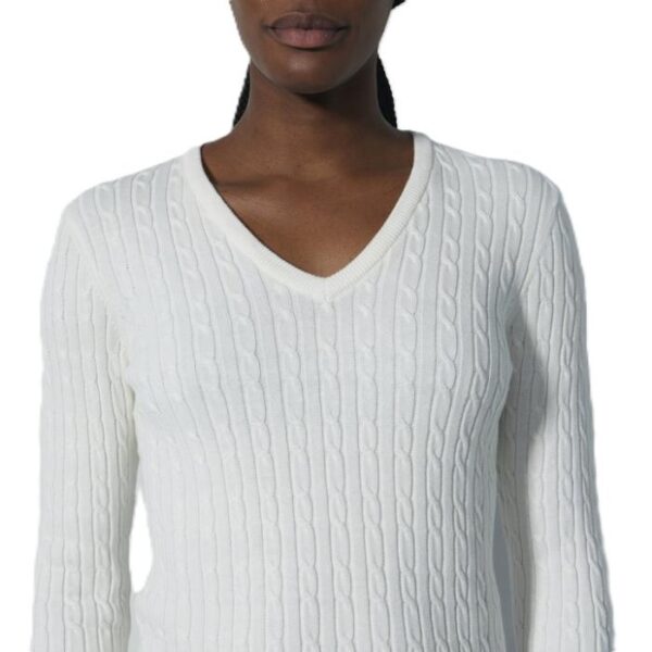 Madelene Pullover, White - Afbeelding 3