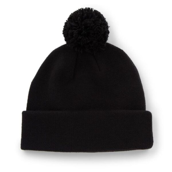 Boardwalk Pom Pom Beanie, Zwart - Afbeelding 2