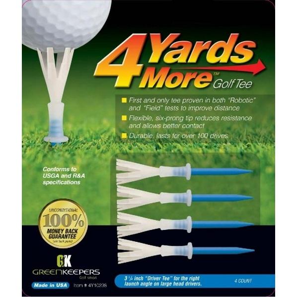 4 Yards More Tees, 3 1/4 inch Blauw
