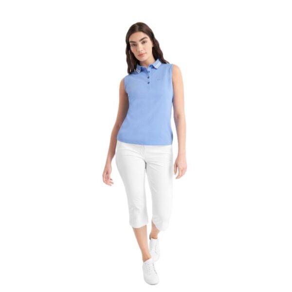 Brightmedow Mouwloze Polo, Cornflower Blue - Afbeelding 8