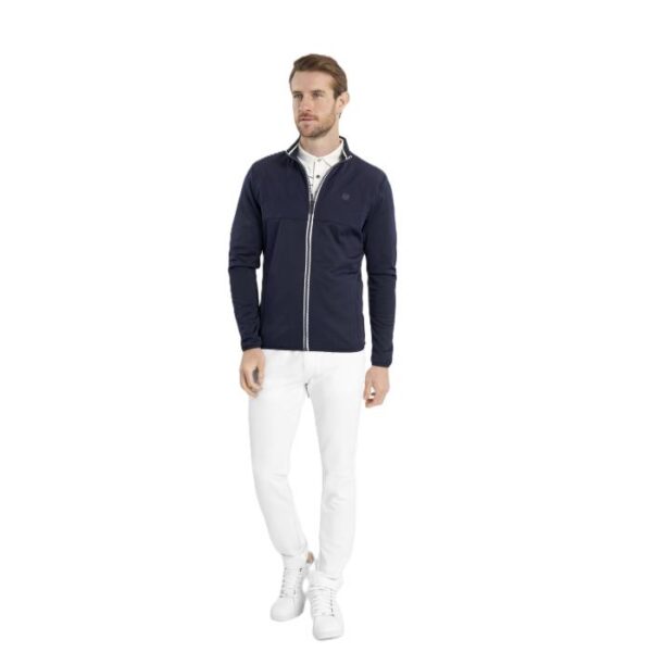 Atlantic Hybrid Full Zip, Navy - Afbeelding 8