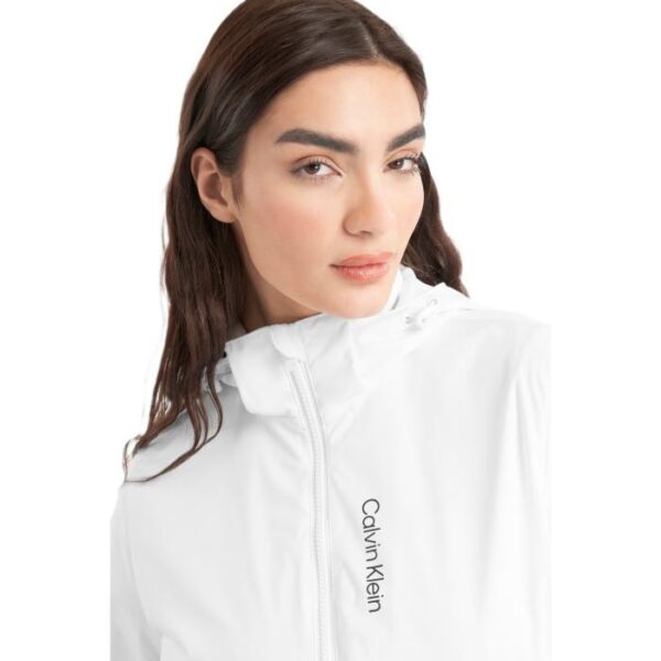 Oso Hooded Windbreaker, White - Afbeelding 10