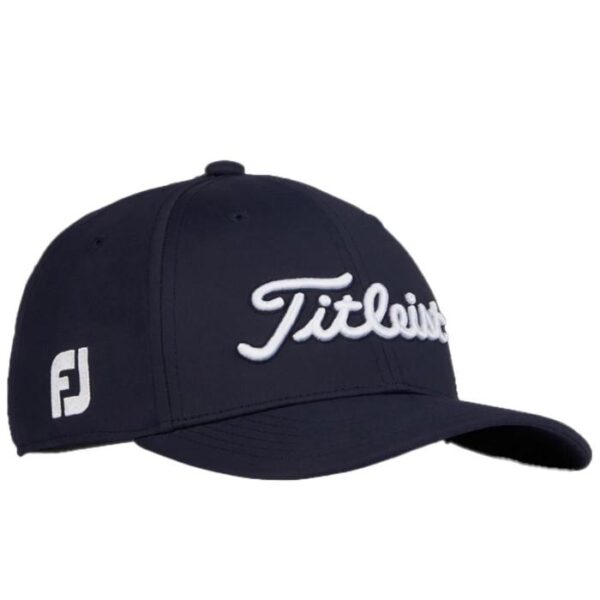 Junior Tour Performance Cap, Navy/Wit - Afbeelding 5