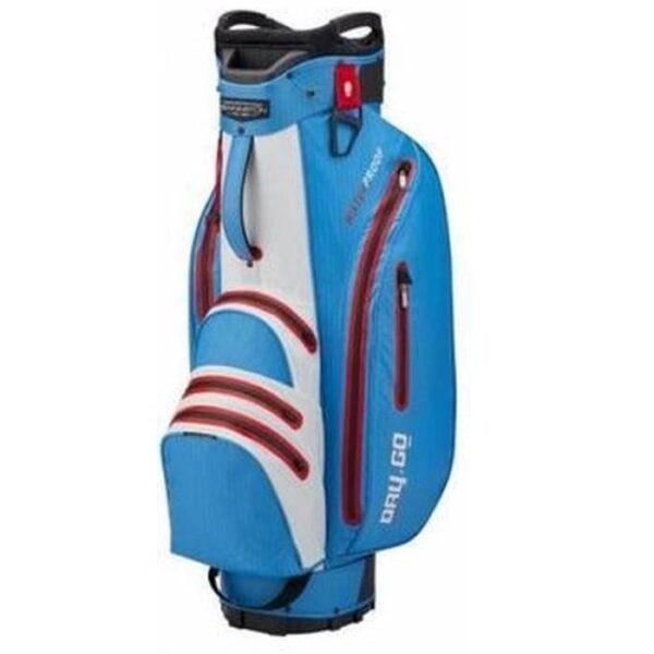 Dry Go DB Cart Bag, Cobalt/White/Red