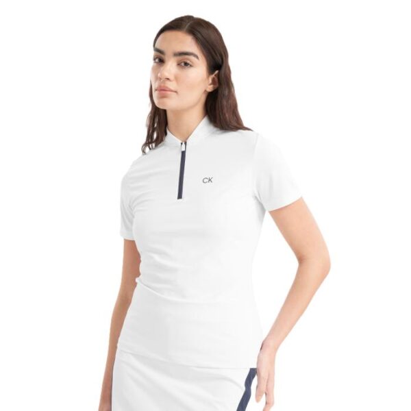 Tattler Short Sleeve Polo, White - Afbeelding 7