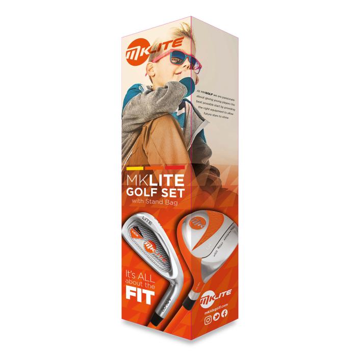 MK Lite Junior Golfset Rechtshandig 125 cm, Oranje - Afbeelding 8