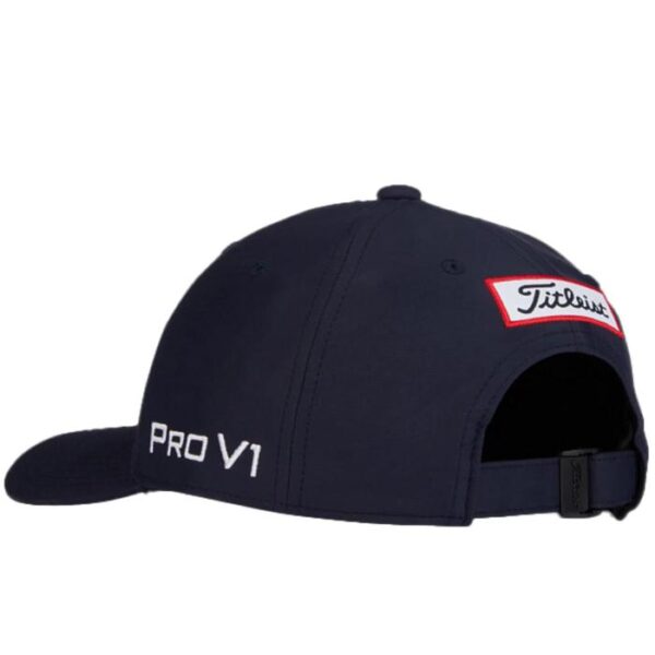 Junior Tour Performance Cap, Navy/Wit - Afbeelding 2