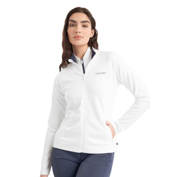 Blanco Full Zip Top, White - Afbeelding 7