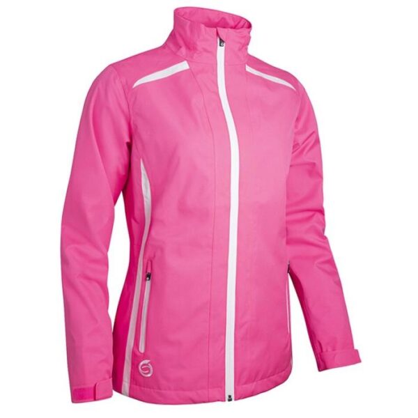 Killy Rain Jacket, Solar Pink/White