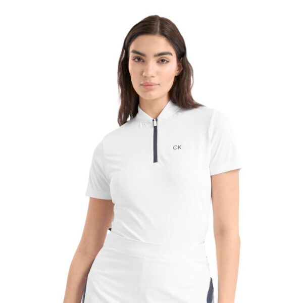 Tattler Short Sleeve Polo, White - Afbeelding 2