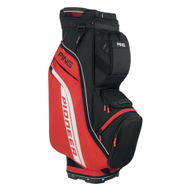 Pioneer Cart Bag, Red/Black