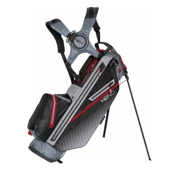 H2NO Lite Stand Bag, Nickel/cadet/Black/Red