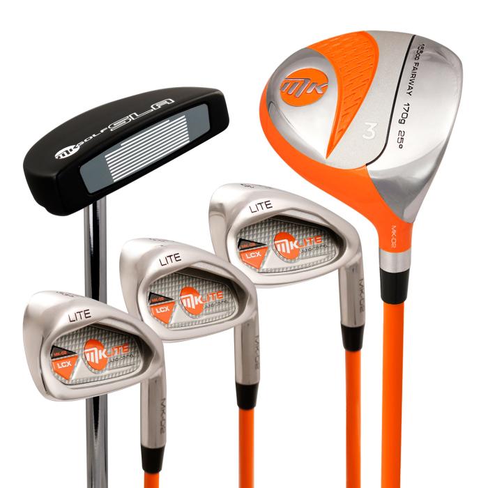 MK Lite Junior Golfset Rechtshandig 125 cm, Oranje - Afbeelding 2
